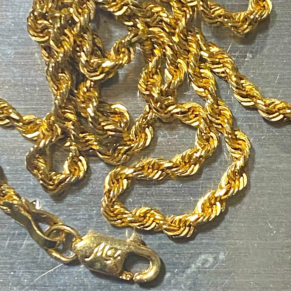 14k gold Michael Anthony rope necklace